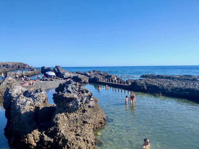 Naturpools mit Kindern Kanaren