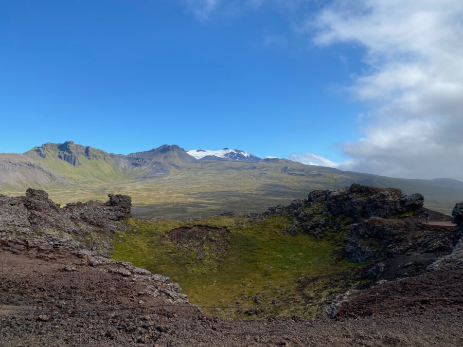 Snaefellsjökull-Nationalpark Tipps Saxholl Krater