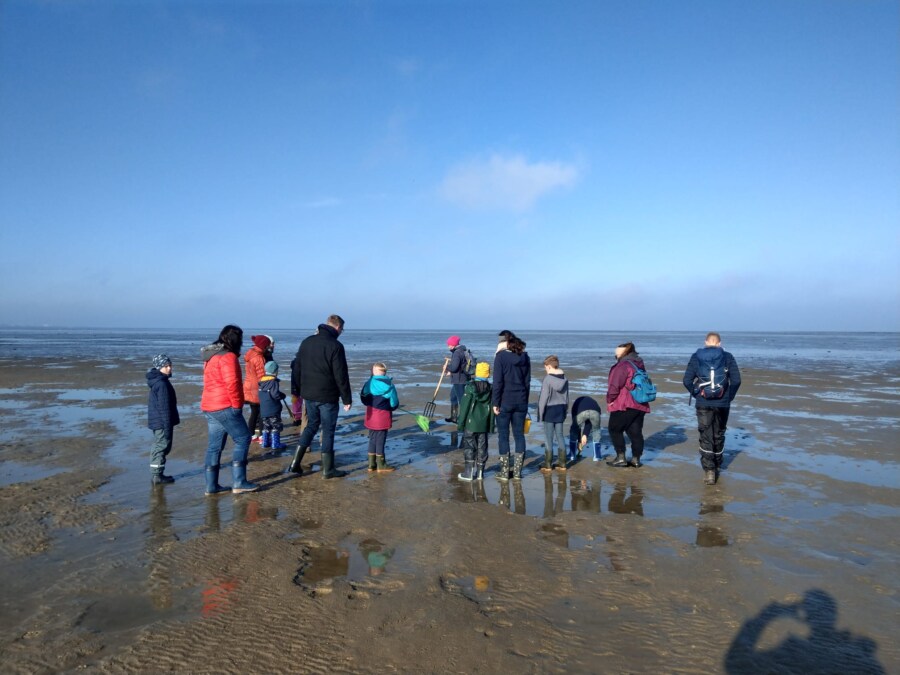 Wattwanderung mit Baby