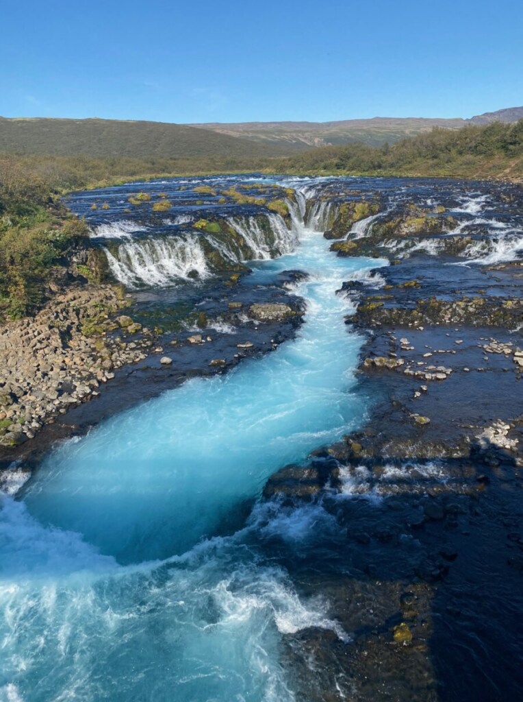 Brúarfoss, Islands schönster Wasserfall