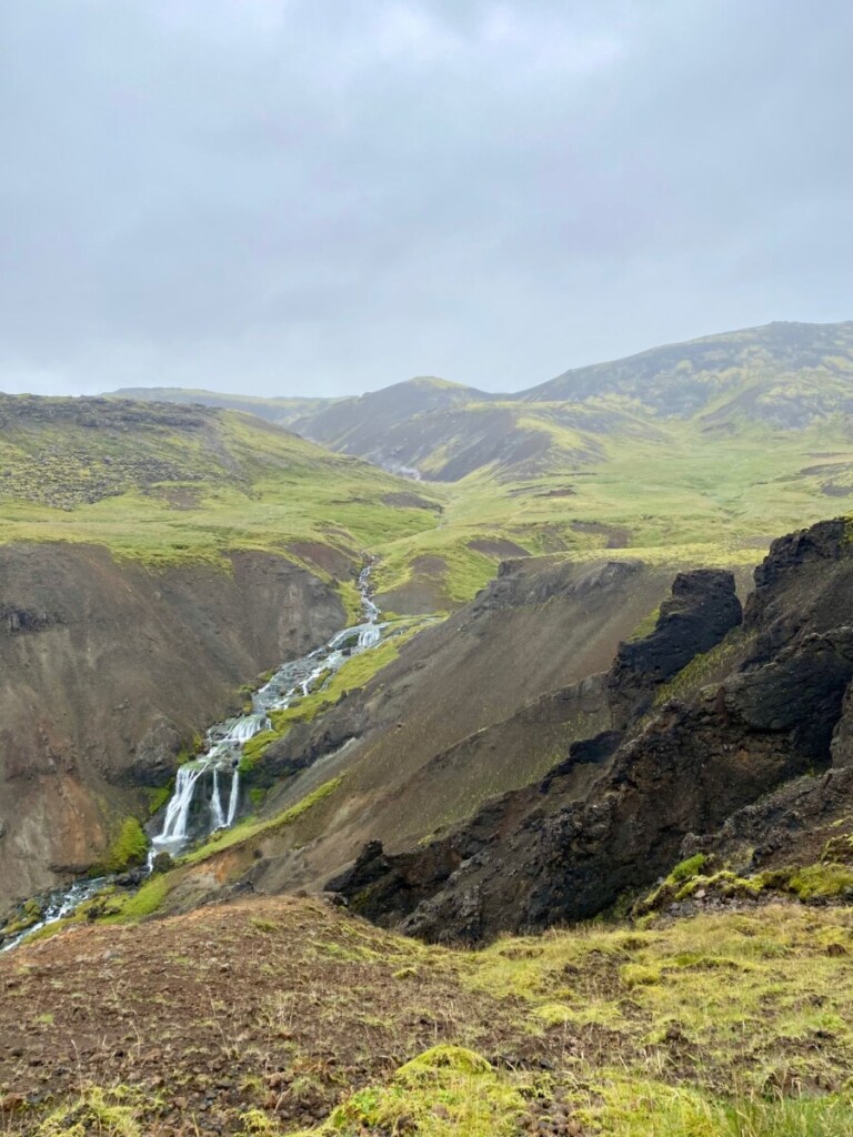 Hveragerði Wanderung zum heißen Fluss