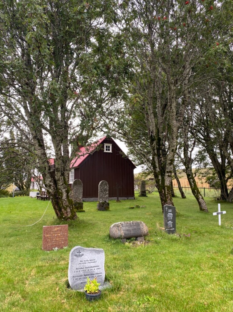 älteste Holzkirche Island Búrfellskirkja