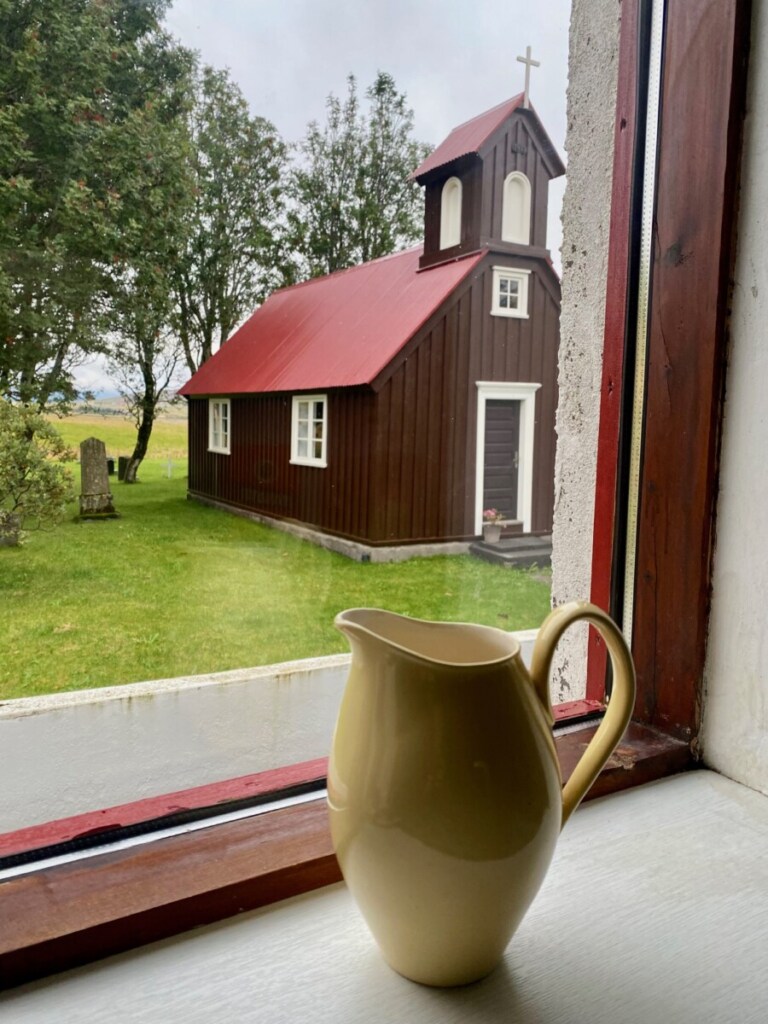 Burfell Holzkirche Island