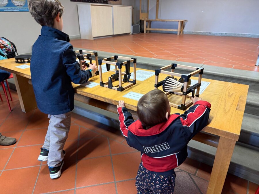 Mit Kindern in Vinci im Museum