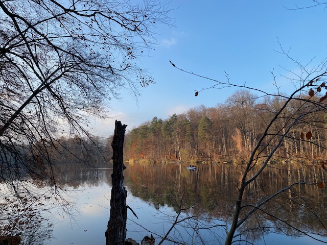 Am Hellsee bei Lanke wandern